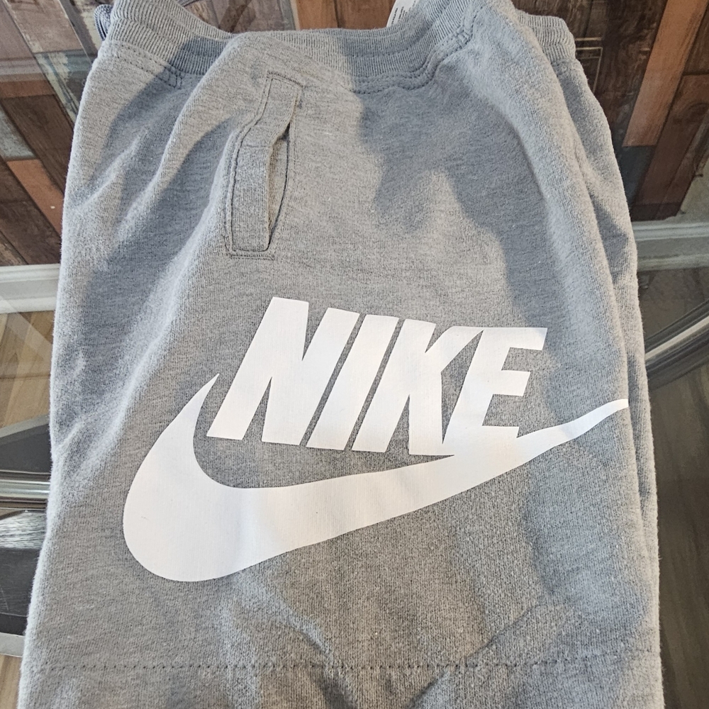 BOGO Deal Nike Kids Gray Sweat Shorts. See Details